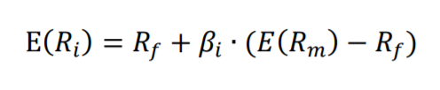 Single factor model formula
