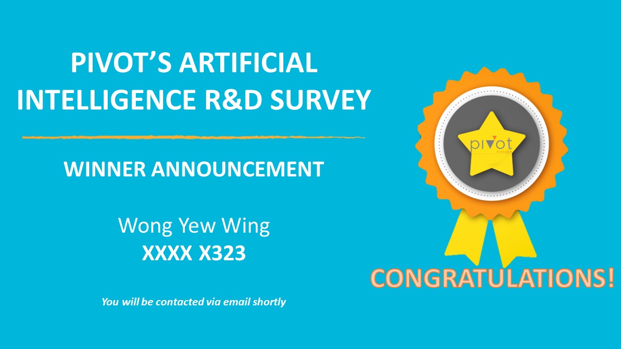 Congratulations to Wong Yew Wing. You have won the S$100 CapitaVoucher in our customer survey lucky draw!
