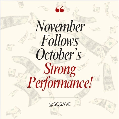 November’s Performance: SqSave Algorithms Deliver Another Good Month